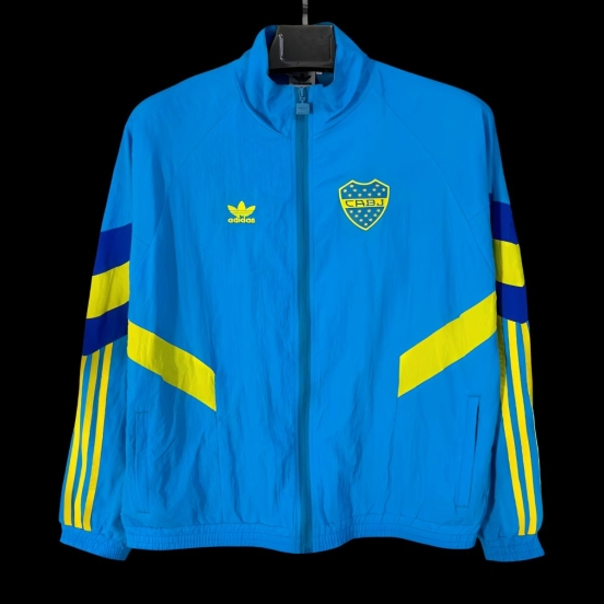25/26 Boca Juniors Blue Full Zipper Windbreaker