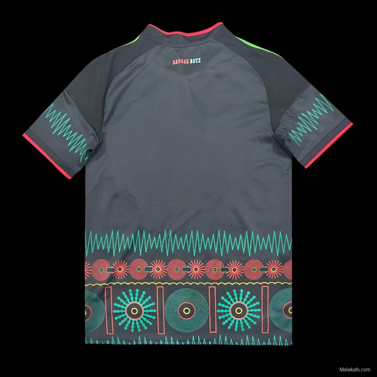 2026 Adidas Jamaica x Bob Marley Black Away Jersey