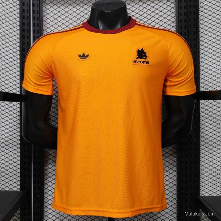 Player Version 26/27 AS Roma x Adidas Originals Orange Special Edition Jersey
