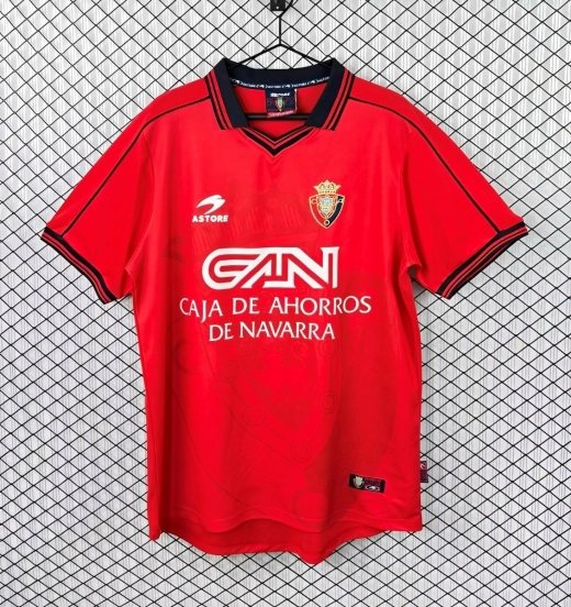 Retro 98/99 Osasuna Home Long Sleeve Jersey