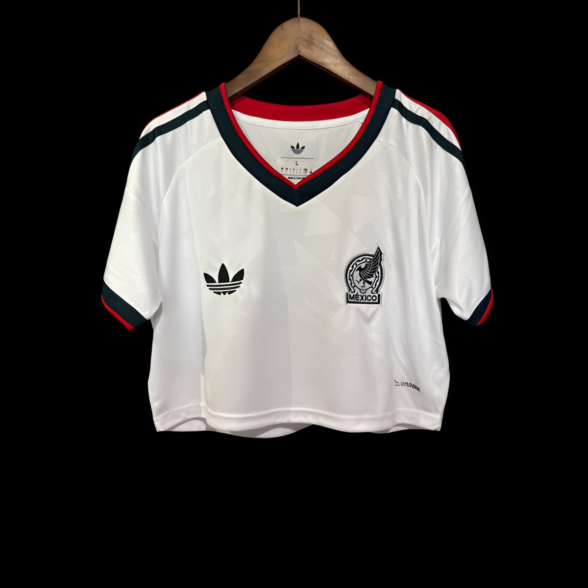 2026 Mexico Away White Women Cropped Jersey