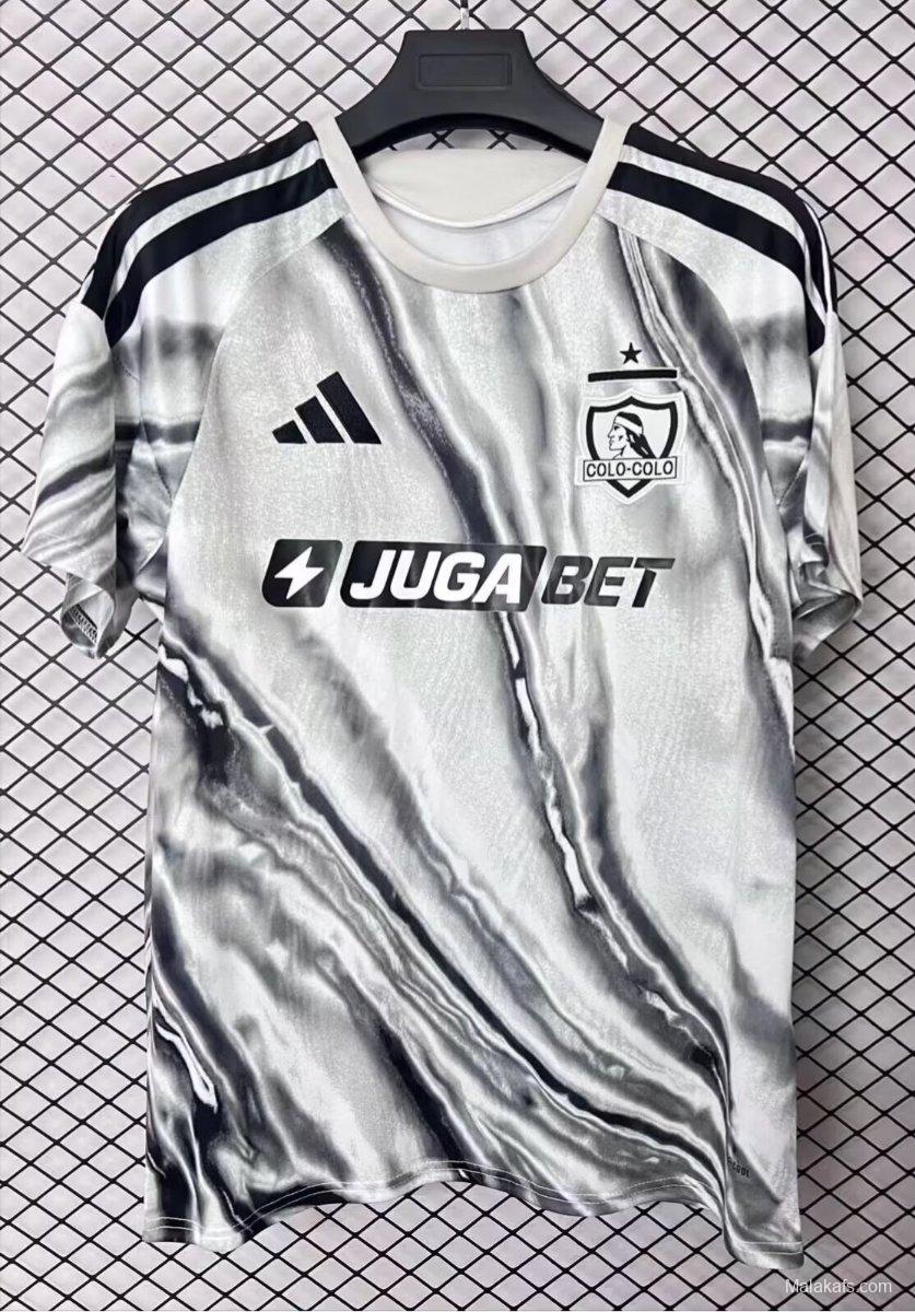 26/27 Colo Colo Black/White Marble Third Jersey