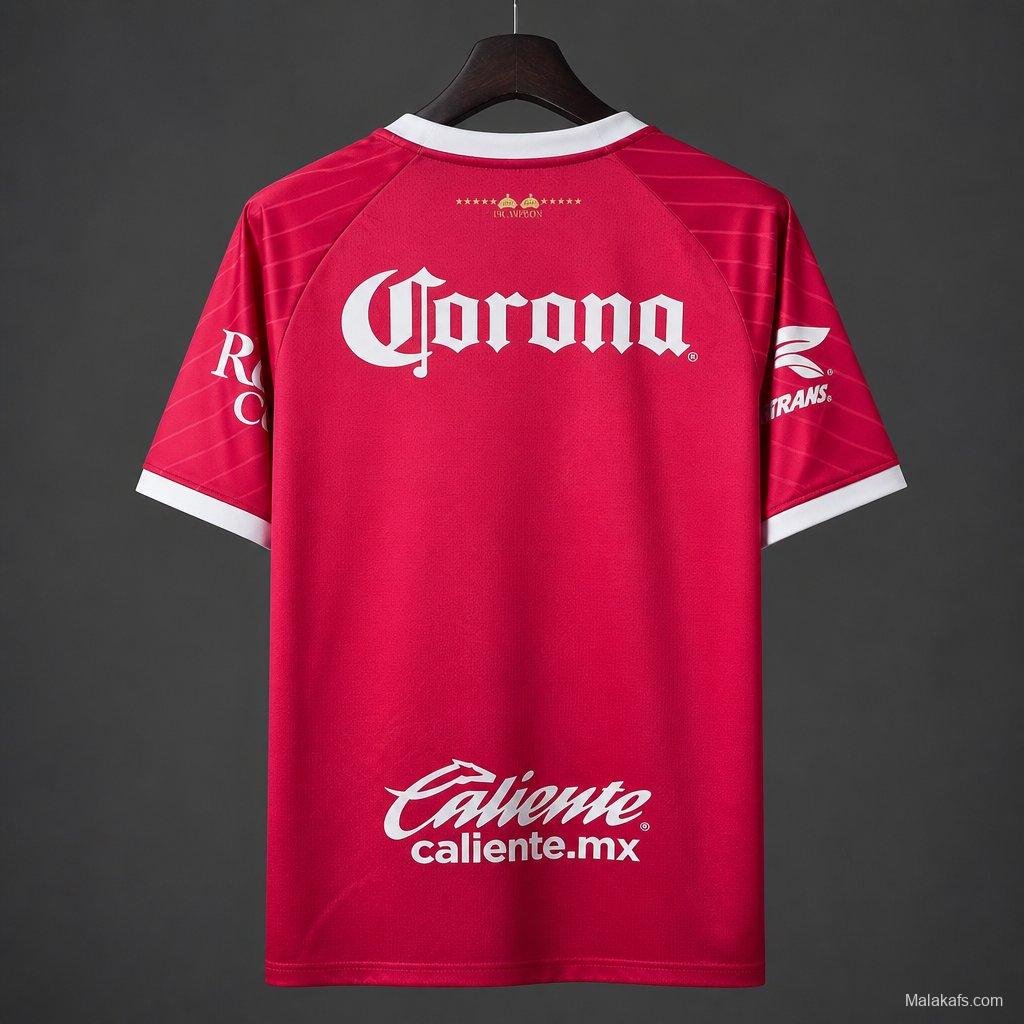 26/27 Toluca Red Special Edition "Bicampeón" Jersey