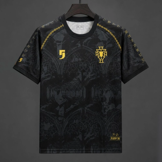 2026 Portugal Comma Football The Siu Heritage Black Jersey World Cup Edition