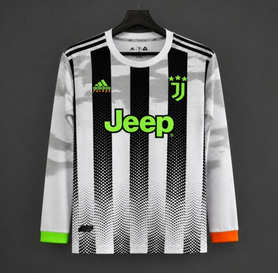 Retro 19/20 Juventus x Palace x Adidas Fourth Long Sleeve Jersey