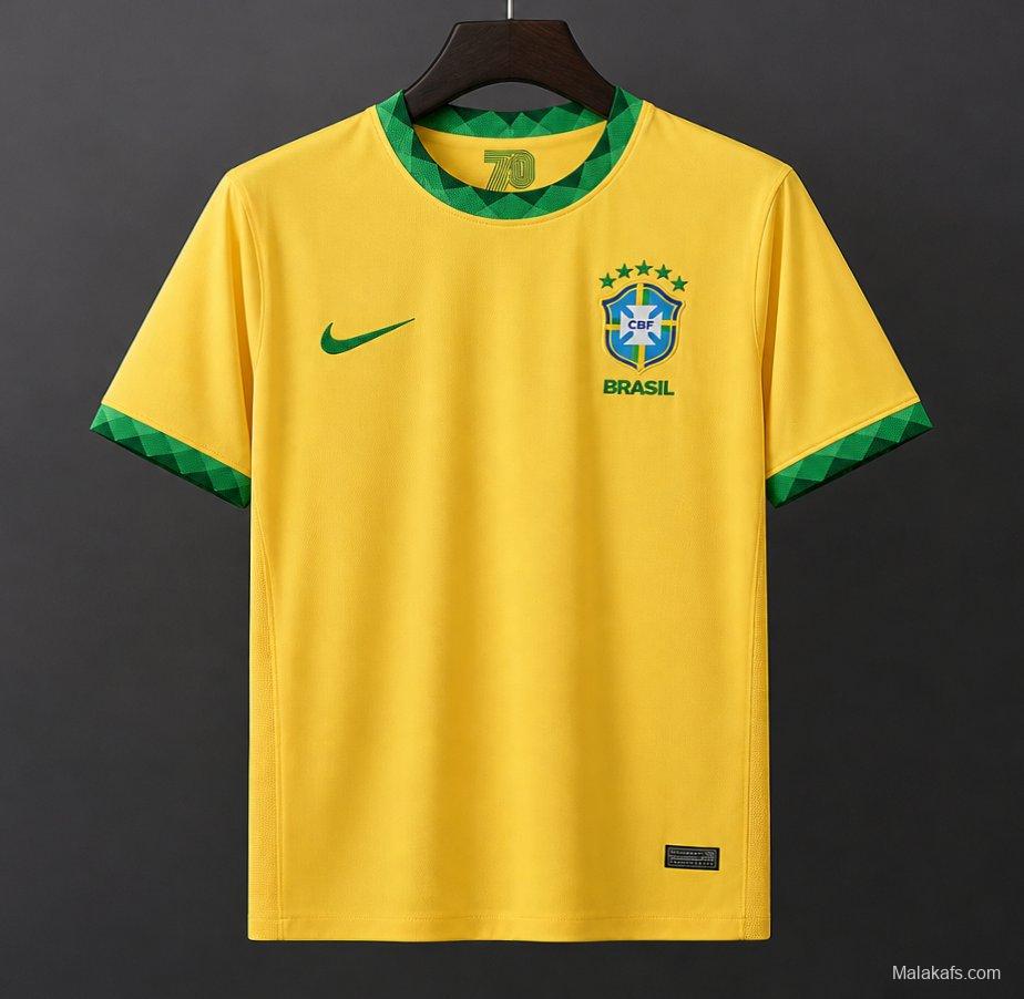 Retro 2021 Brazil Home Jersey