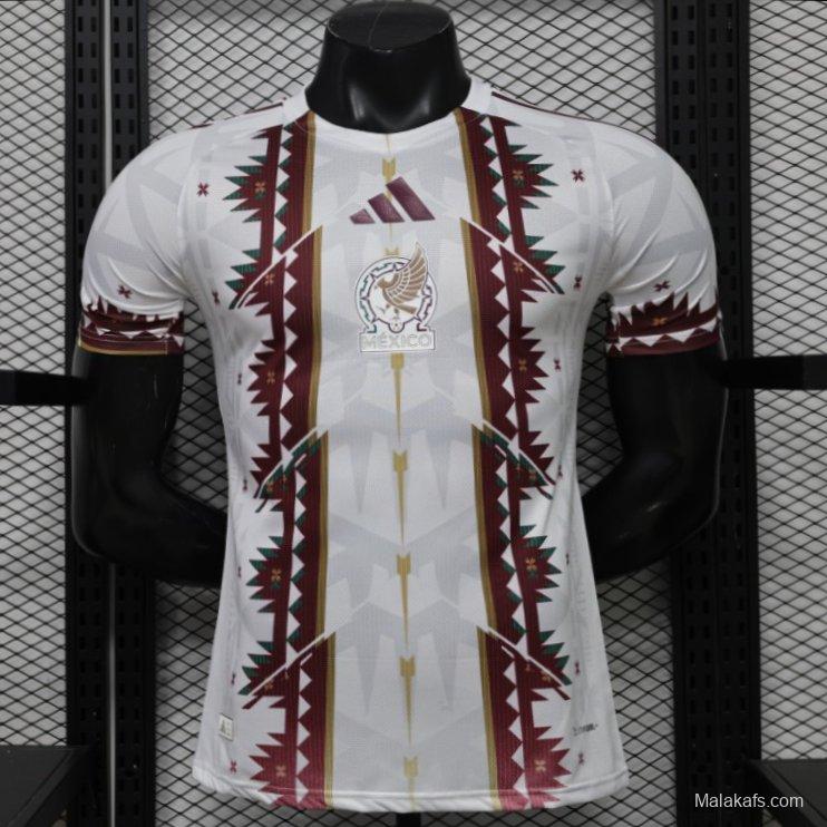 Player Version 2026 Mexico White  Special Edition Away Jersey