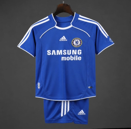 Retro 2006/07 Kids Chelsea Royal Blue Home Jersey
