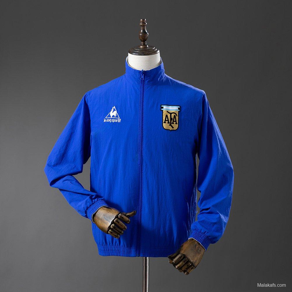 1986 Argentina Blue/White Windbreaker