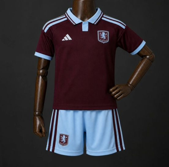26/27 Kids Aston Villa Home Jersey