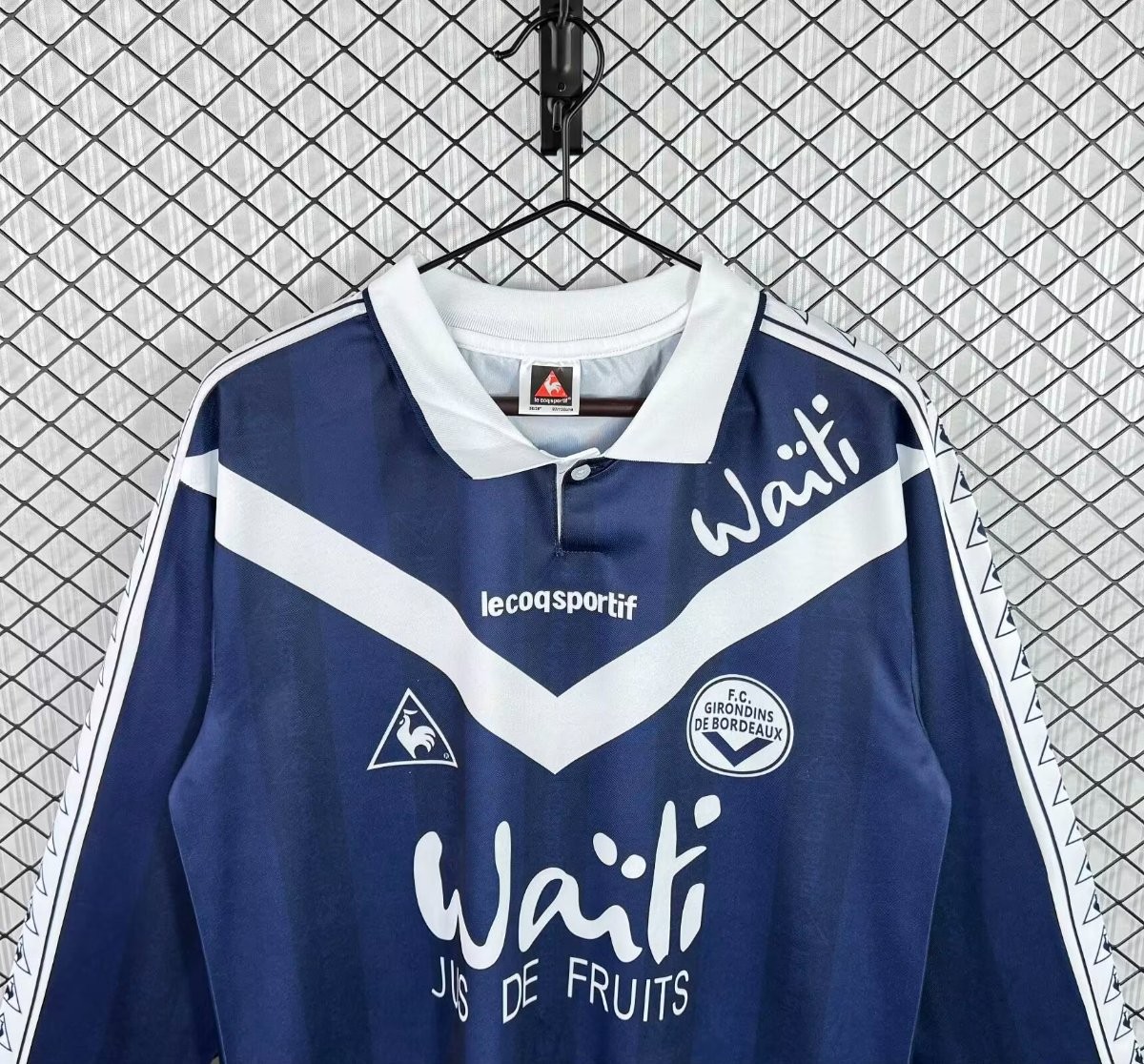 Retro 96/97 Girondins de Bordeaux Home Long Sleeve Jersey