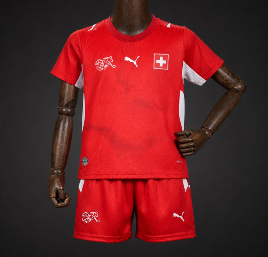 2026 Kids Switzerland World Cup Home Kit