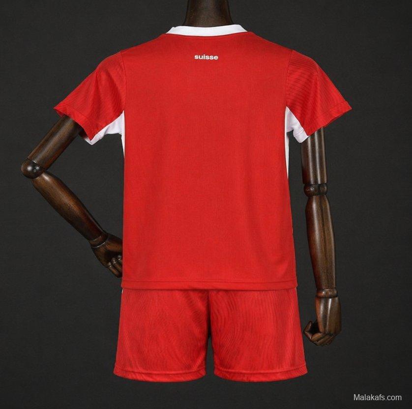 2026 Kids Switzerland World Cup Home Kit