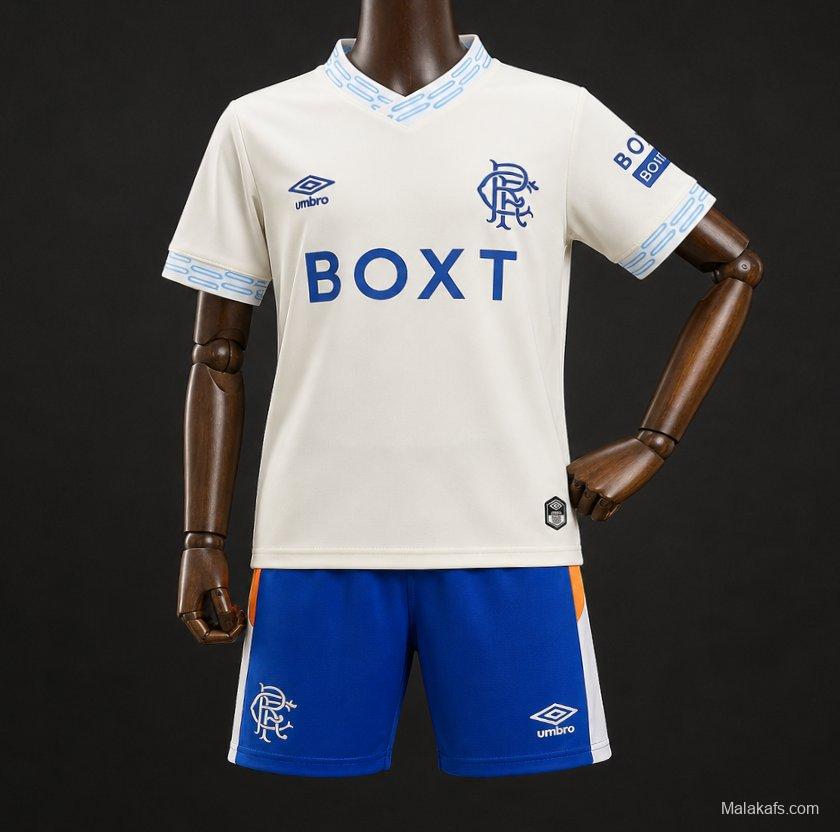 26/27 Kids Glasgow Rangers Away Jersey