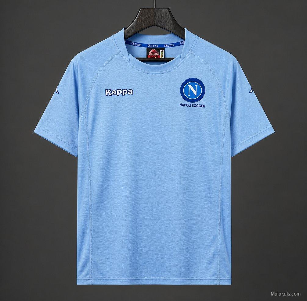 Retro 04/05 Napoli Home Sky Blue Jersey