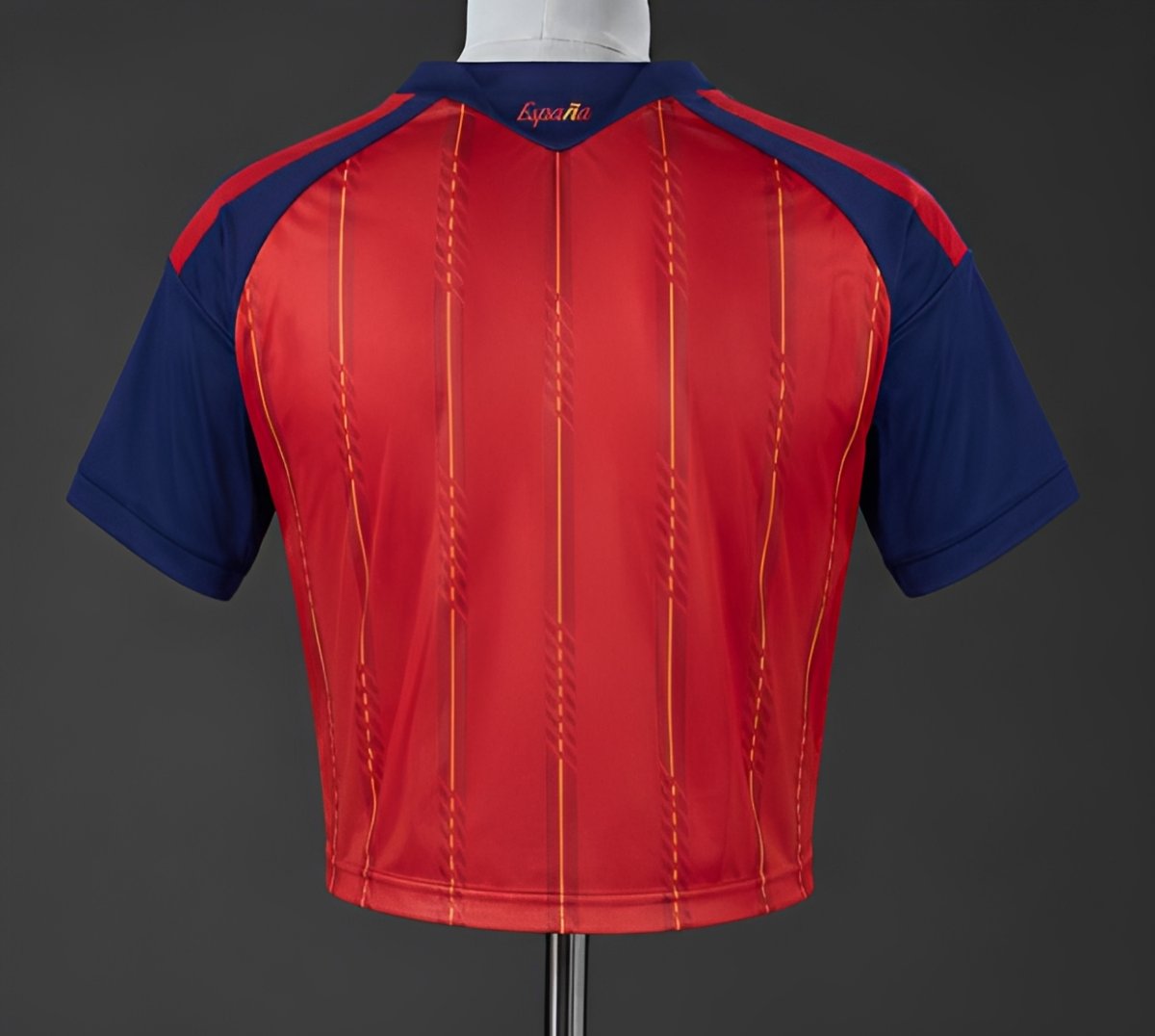 2026 Spain Home Women's Crop Top Style Jersey
