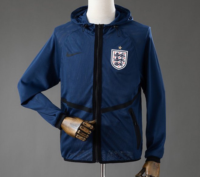 2026 England Men's Football Anthem Jacket - Blue