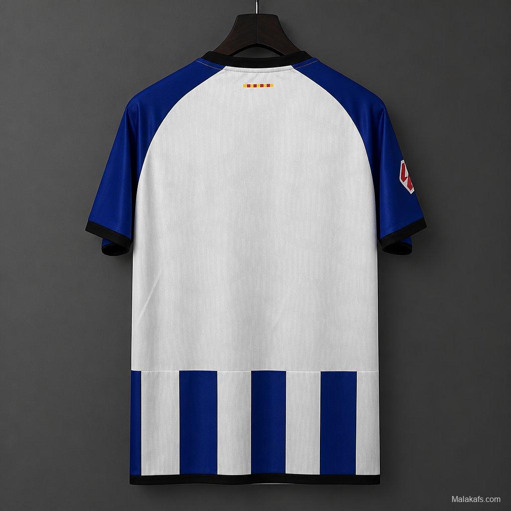 26/27 Espanyol Home Blue&White Stripe Jersey