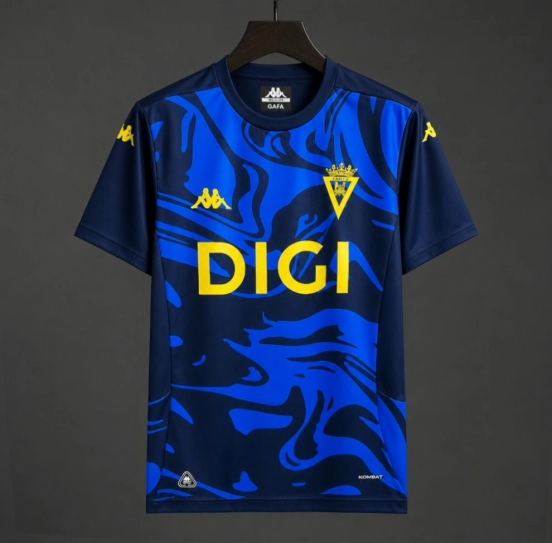 26/27 Cádiz CF Navy Blue Marble Pattern Pre-Match Jersey
