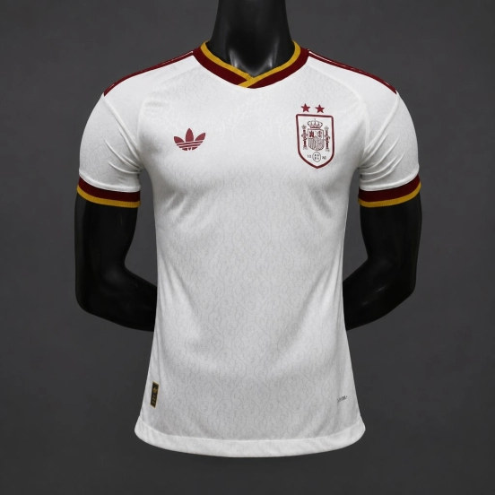 2 Star 2026 Spain Away White Jersey