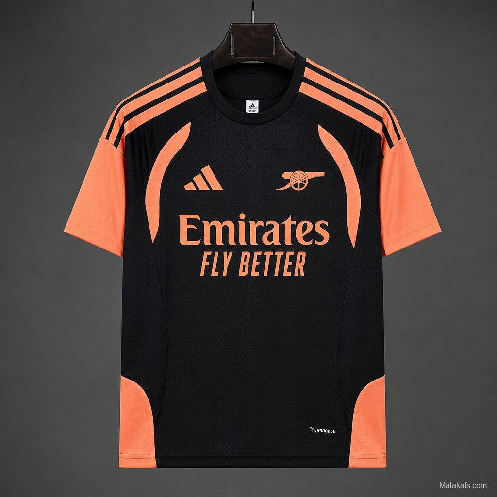 26/27 Arsenal  Black&Orange  Training  Jersey
