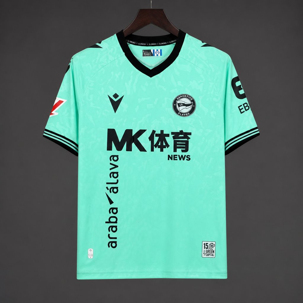 26/27 Deportivo Alavés Mint Green Third Jersey