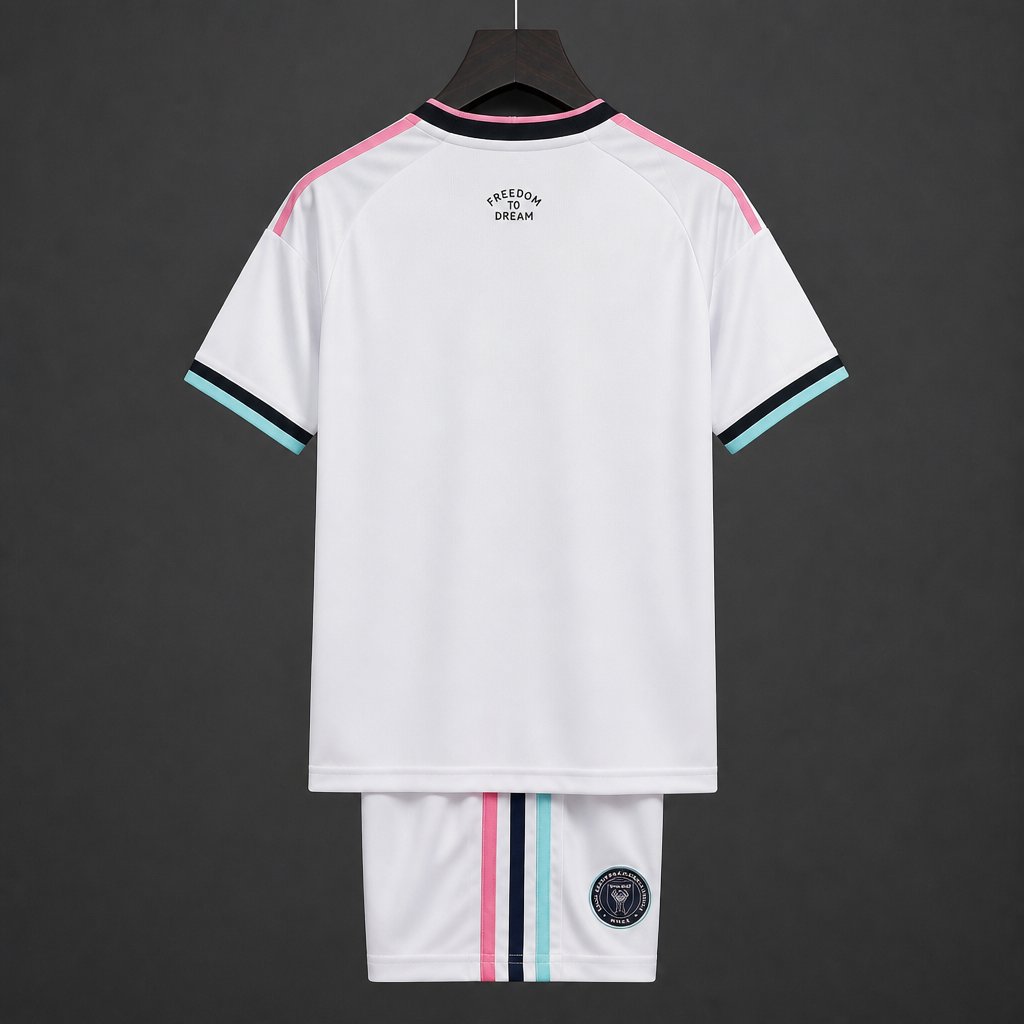 2026 Kids Kits Inter Miami Third White Jersey