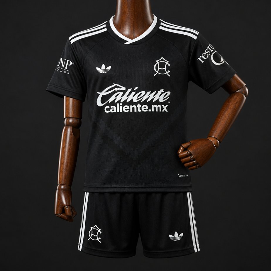 26/27 Kids Club América Black  Jersey  Kit