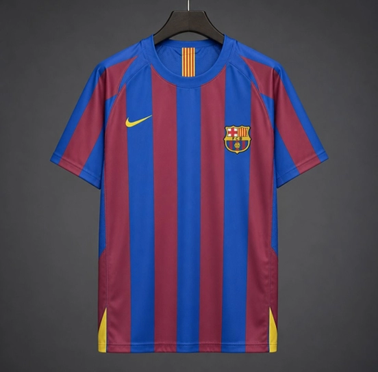 Retro 05/06 Barcelona Home League Jersey