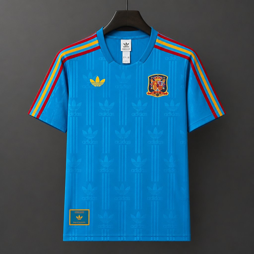 2026 Spain Away Sky Blue Jersey