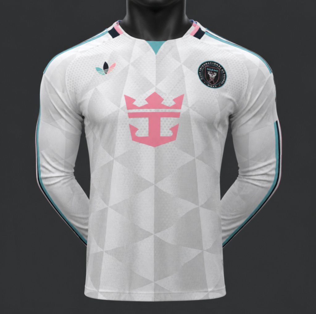 Player Version 26/27 Inter Miami Long Sleeve White Jersey