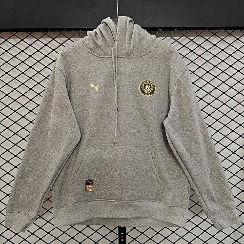 26/27 Manchester City FC Away Black Hoodie 9 Colors
