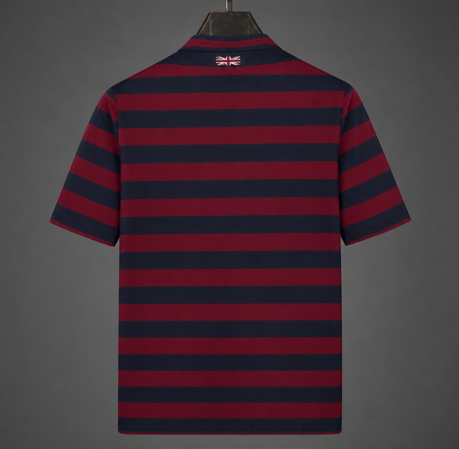 26/27 Genoa Third Maroon Stripes Jersey