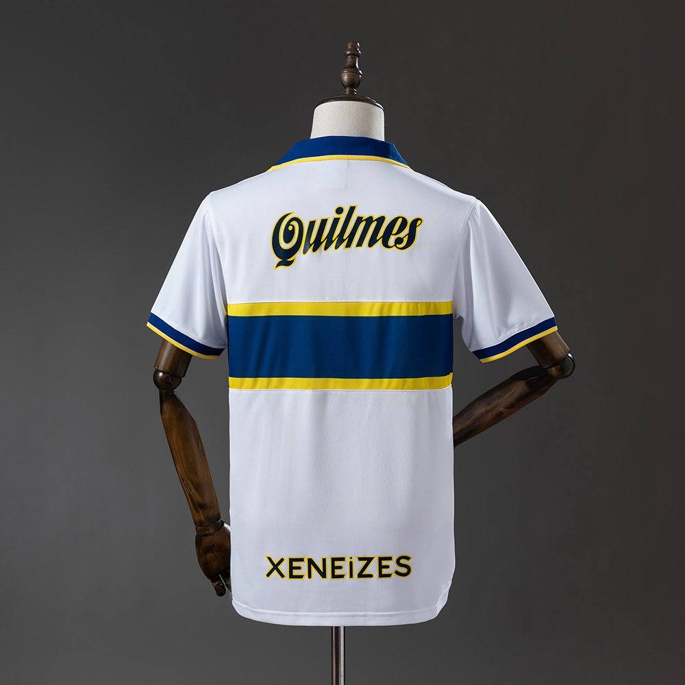 Retro 96/97 Boca Juniors Away White Jersey