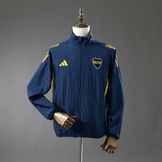2026 Boca Juniors Black Jacket Windbreaker