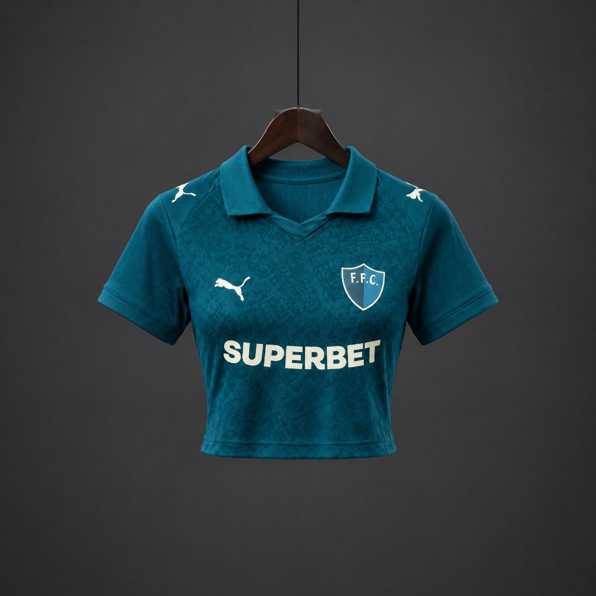 26/27 Fluminense Third Women Green Crop Jersey