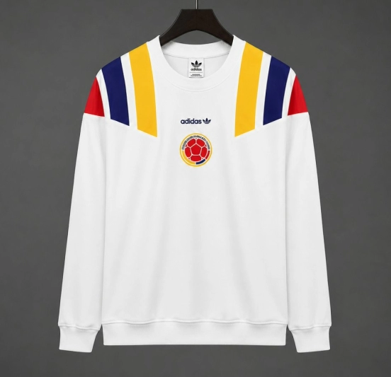 2026 Colombia EQT White Long Sleeve Sweatshirt