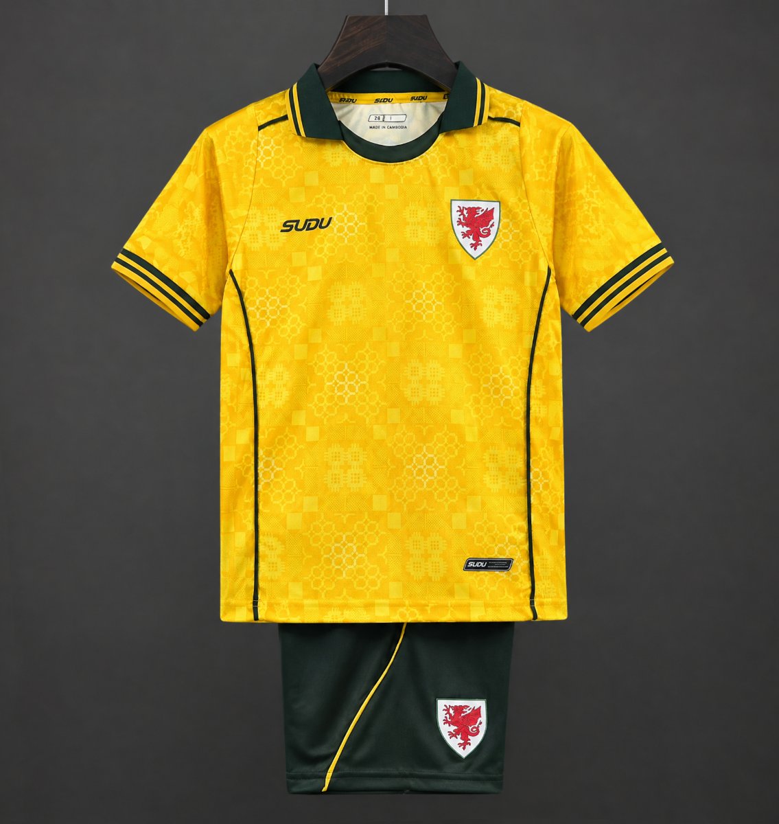 2026 Kids Wales Away Yellow Jersey