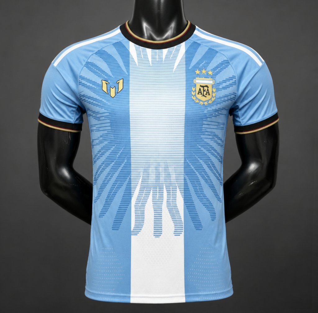Player Version Argentina Messi Tribute Blue Jersey