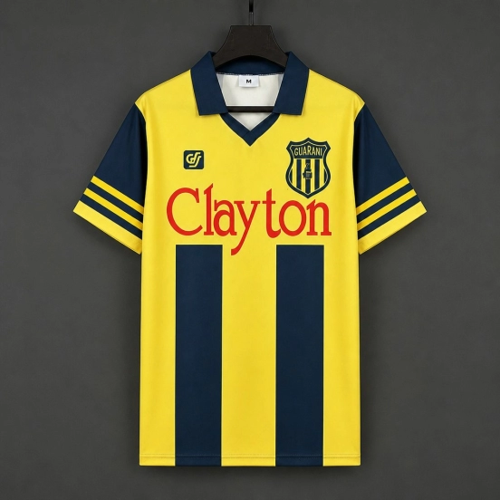 Retro 1986 Guarani Home  Yellow Jersey